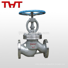 fornecedor manual de aço inoxidável flange globo válvula